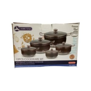 10PCS Non-stick Pot Set